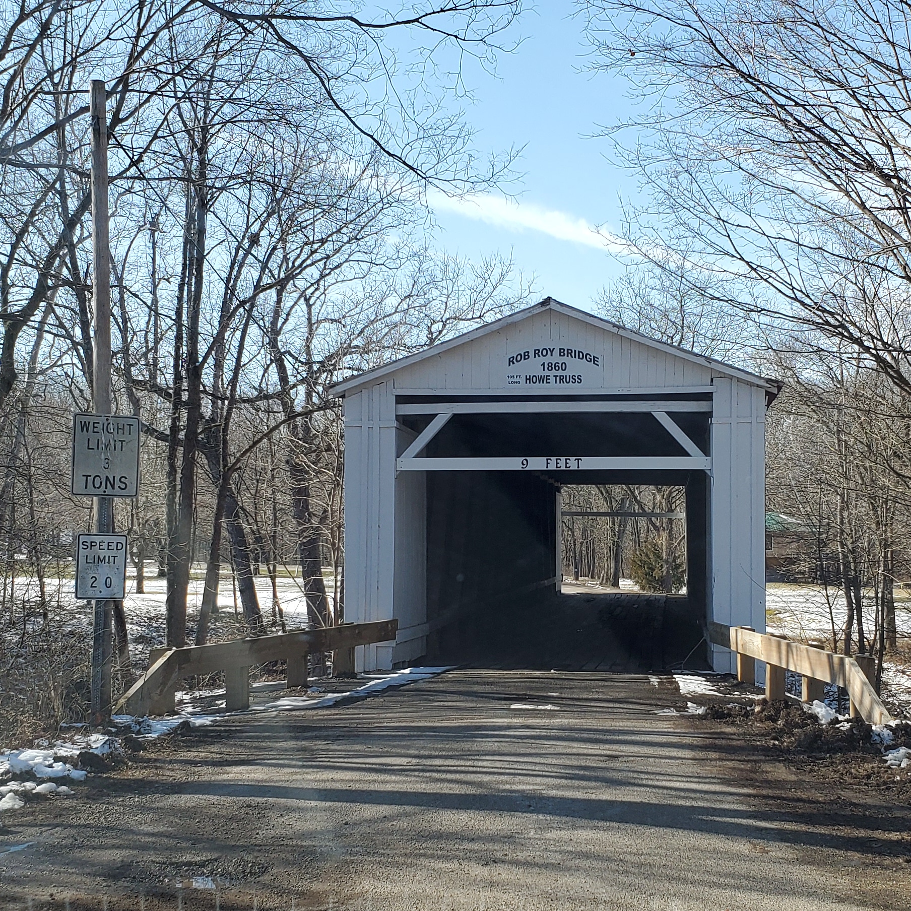 The Rob Roy Bridge, south of Attica, Indiana